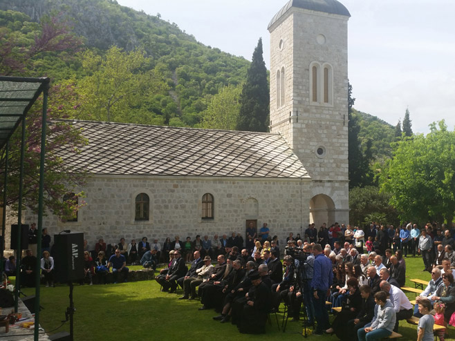 Deseta godišnjica od osveštanja manastira Žitomsilić nakon njegove obnove - Foto: SRNA