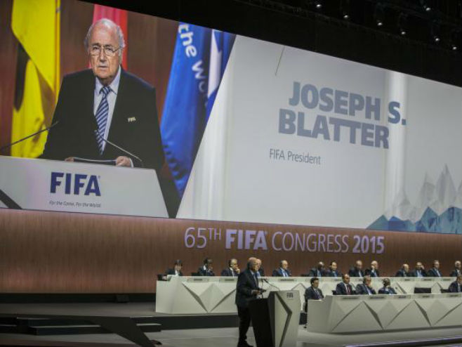 Sep Blater na 65. Kongresu FIFA-e - Foto: AP