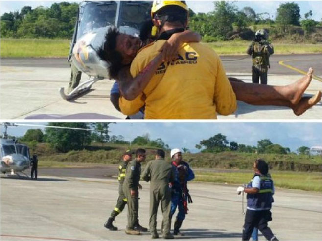 Pet dana poslije pada aviona majka i beba pronađeni živi (Foto:  @FuerzaAereaCol) - 