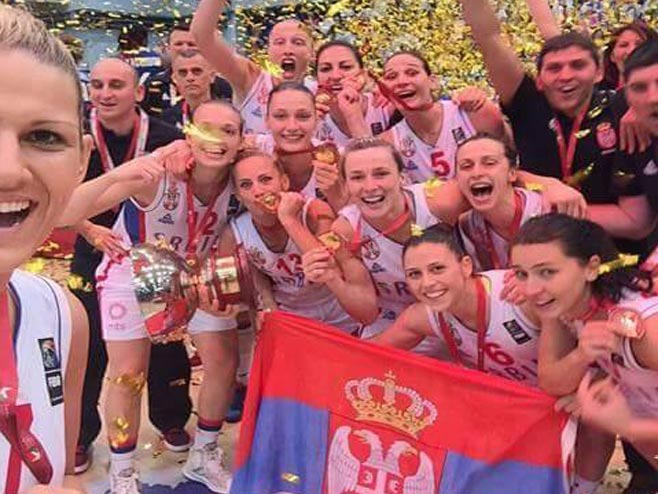Košarkašice Srbije šampionke Evrope (FOTO: Twitter) - 
