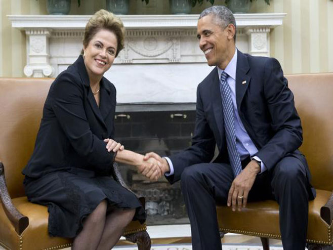 Barak Obama i Dilma Rusef - Foto: AP