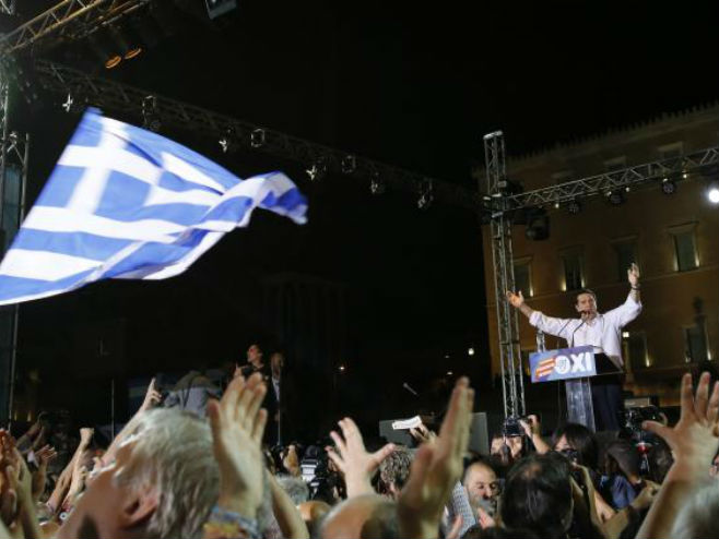 Cipras na skupu u Atini - Foto: AP