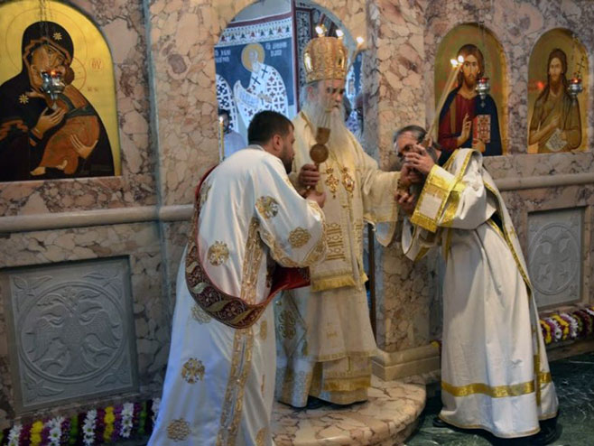 Podgorica: Amfilohije služio svetu liturgiju - Foto: SRNA
