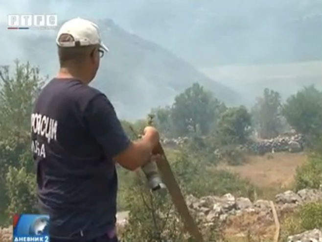 Požari u Hercegovini - Foto: Screenshot