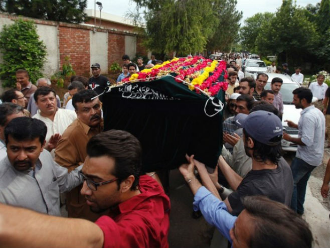 Sahrana radnika američke Ambasade u Islamabadu - Foto: AP