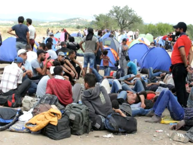 Migranti u Makedoniji - Foto: Screenshot