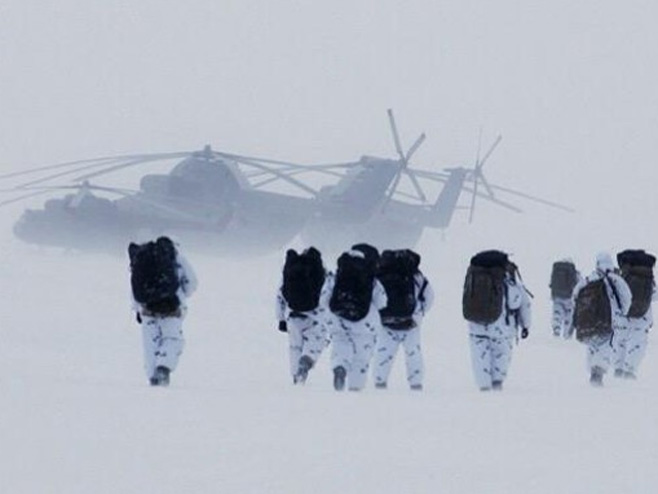 Ruski manevri na  Arktiku (ilustracija) - Foto: RTS