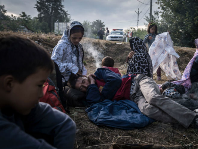 Migranti nakon prelaska granice Srbija - Mađarska (Sergey Ponomarev for The New York Times) - 