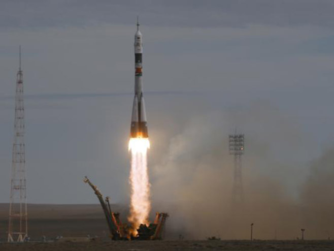 Lansirana ruska svemirska letjelica "Sojuz" - Foto: AP