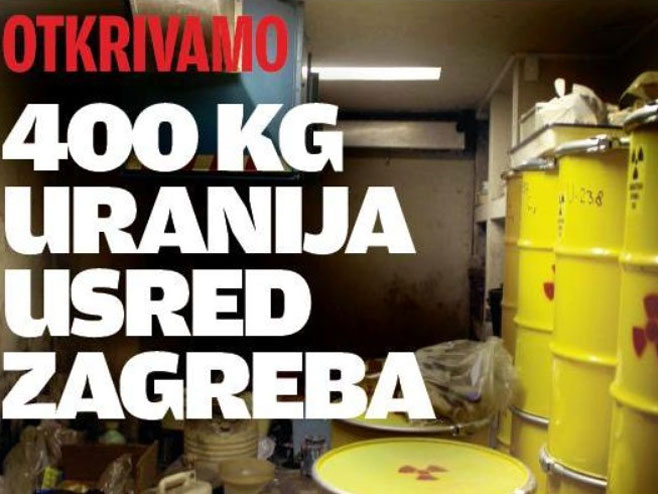U centru Zagreba pronađeno 400 kilograma uranijuma - Foto: vecernji.hr