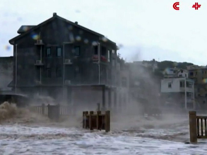 Tajfun u Kini - Foto: RTRS