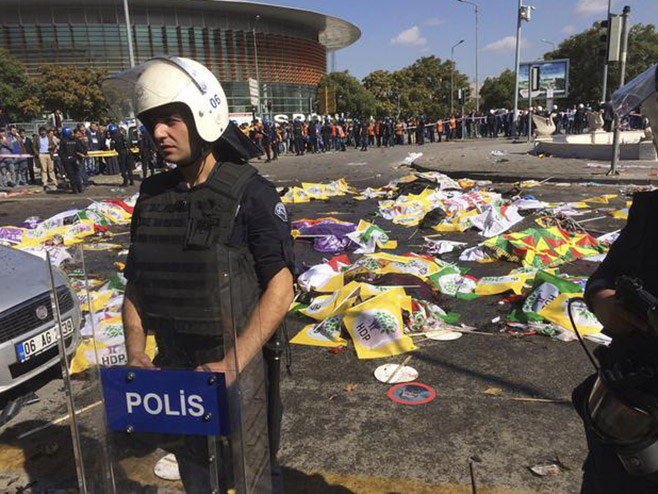 Ankara - eksplozija - Foto: Beta/AP