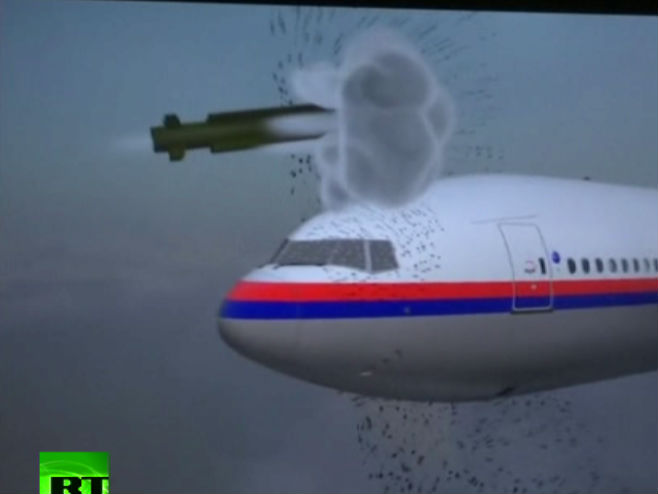 Simulacija eksplozije rakete (foto: RT/Screenshot) - 
