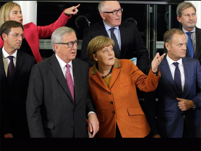 Funkcioneri Evropske unije u Briselu - Foto: AP