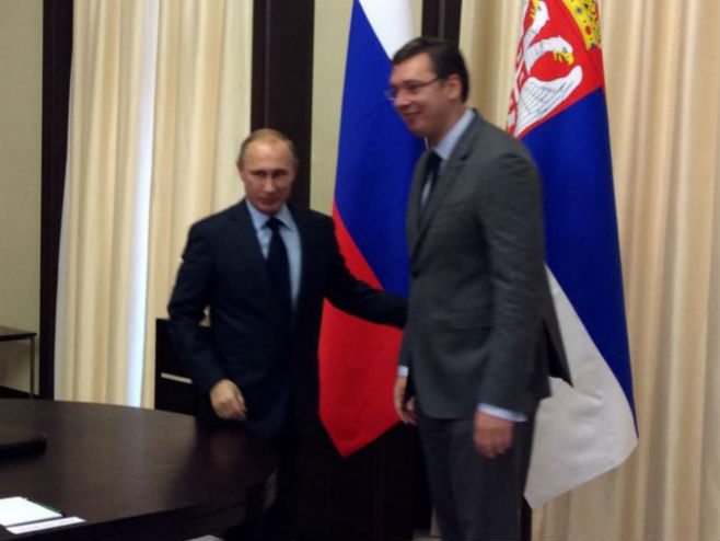 Putin i Vučić u Moskvi (foto: Tanjug - Vlada Srbije) - 