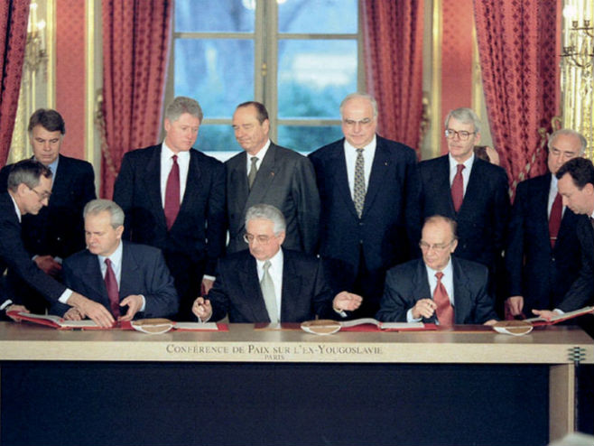 Potpisivanje Dejtosnkog sporazuma - Foto: arhiv