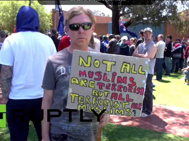 Antiislamski protesti u Australiji - Foto: Screenshot/YouTube