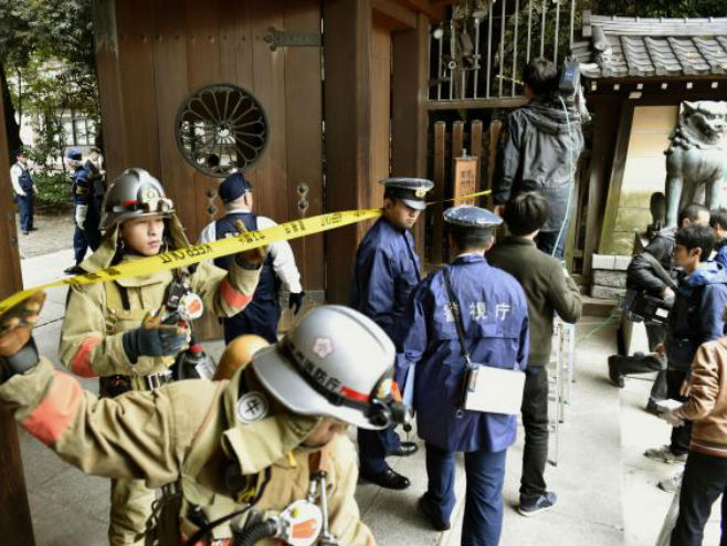 Јapan: Eksplozija u hramu Јasukuni - Foto: AP