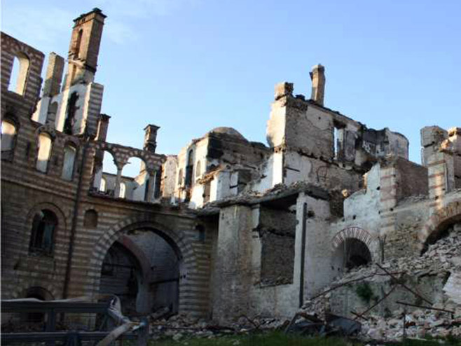 Manastir Hilandar poslije požara - Foto: SRNA