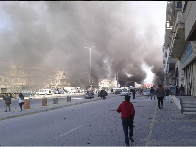 Teroristički napadi u Homsu (Foto:Twitter) - 