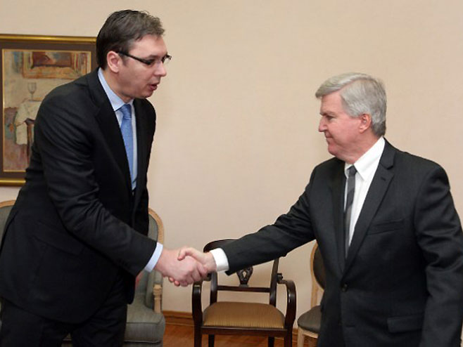 Aleksandar Vučić i Kajl Skot - Foto: TANЈUG