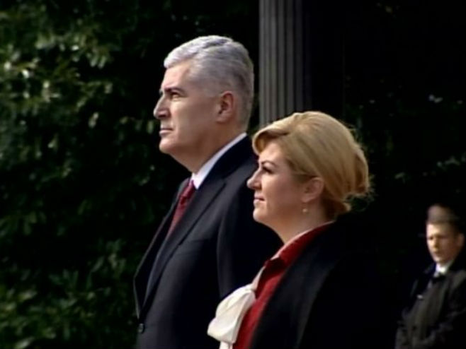 Čović i Kolinda Grabar Kitarović - Foto: Screenshot