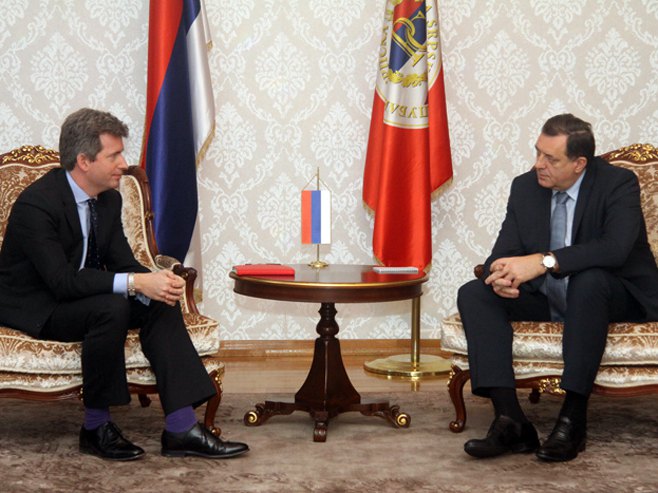Dodik - Ferguson - Foto: RTRS