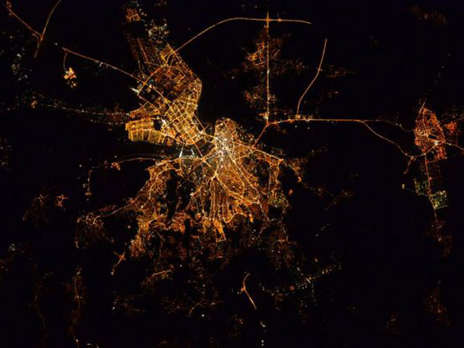 Beograd iz svemira (Foto: Tim Kopra/NASA) - 