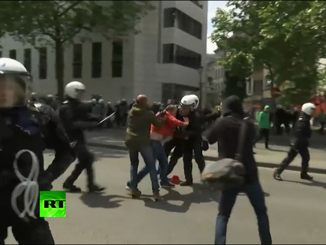 Brisel: Sukob policije i demonstranata - 