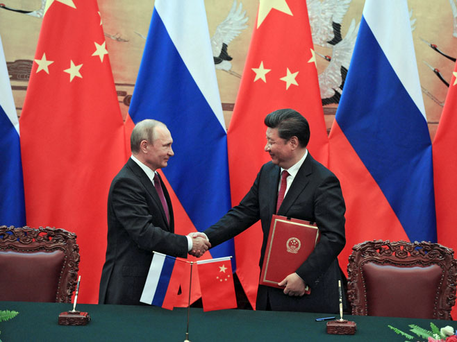 Vladimir Putin i Sin Đinping (Foto: Sputnik/Mikhail Klimentyev) - 