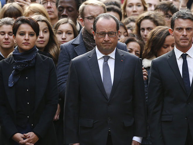 Minut ćutanja za poginule u Parizu - Foto: AP