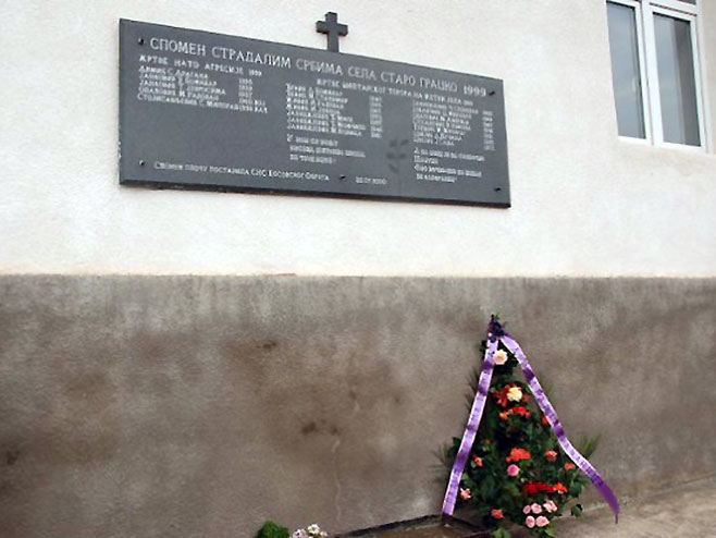 Spomen ploča žrtvama u Starom Grackom (Foto: eparhija-prizren.com) - 
