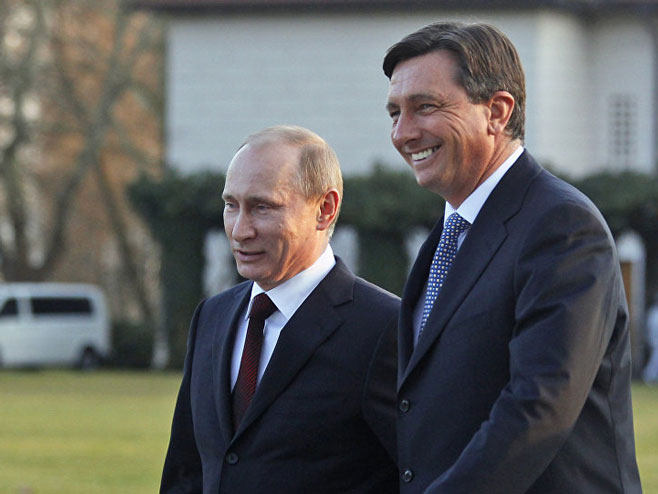 Vladimir Putin i Borut Pahor - Foto: AP