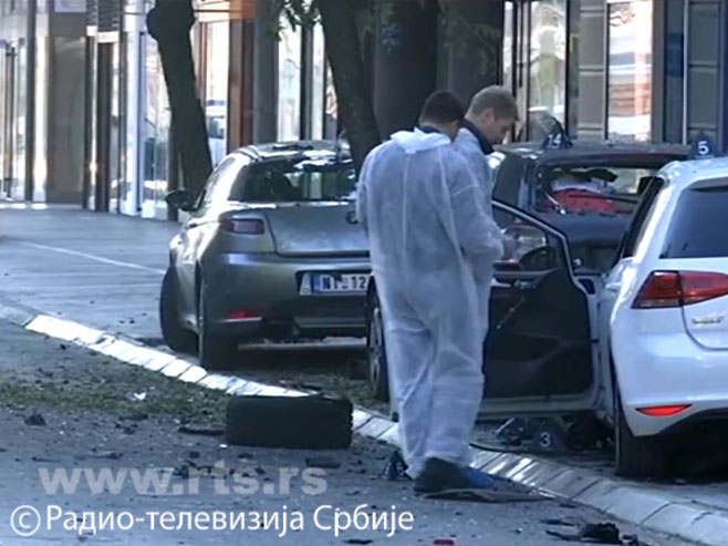 Niš - eksplozija ispod automobila - Foto: RTS
