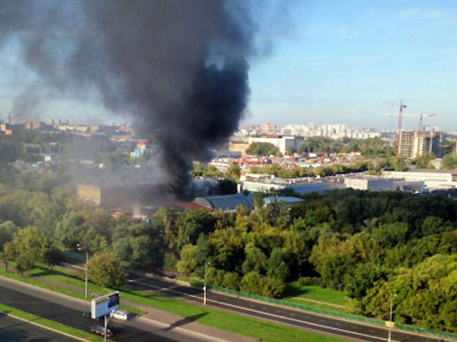Veliki požar u Moskvi - Foto: Screenshot