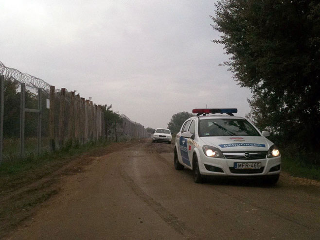 Granica Srbije i Mađarske - policija Mađarske (Foto: Sputnik/Ana Otašević) - 