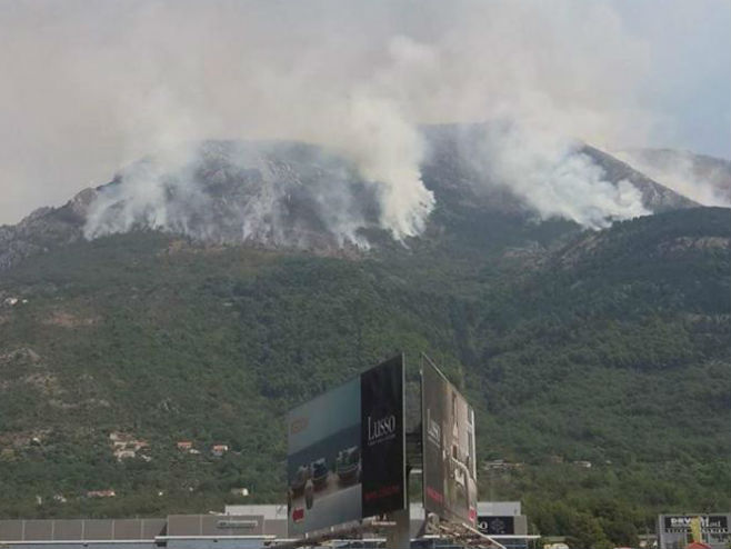 Požar na Lovćenu (Foto: cdm.me) - 