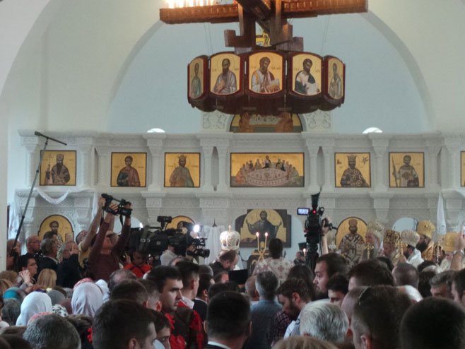 Hram Rođenja Svetog Јovana Krstitelja u Јasenovcu - pomen na stradale u jasenovcu - Foto: RTRS