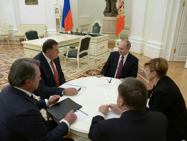 Milorad Dodik i Vladimir Putin - Foto: RTRS