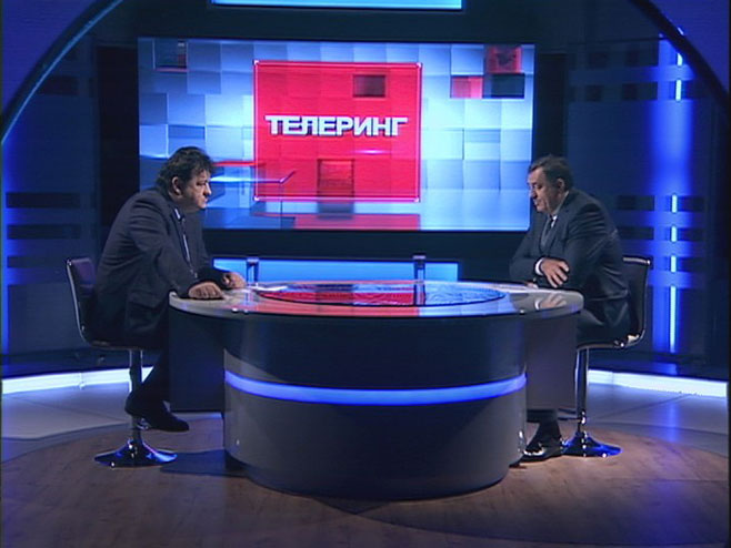 Dodik u Teleringu - Foto: RTRS
