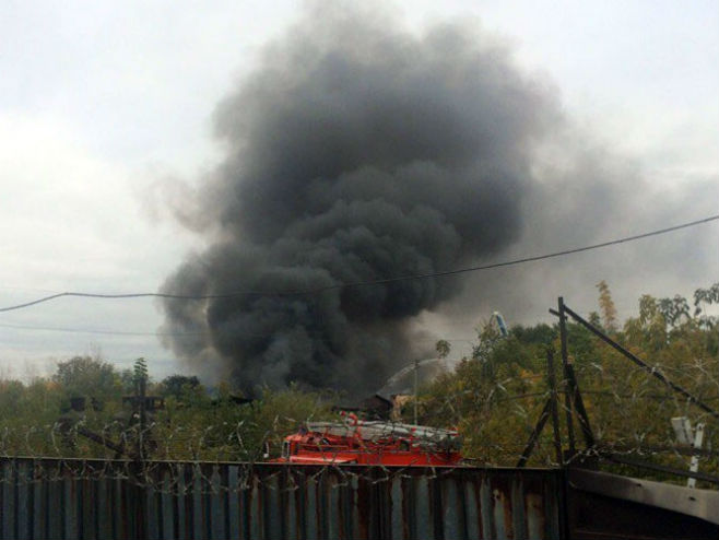 Požar u ruskom raketnom centru u Samari - Foto: RT