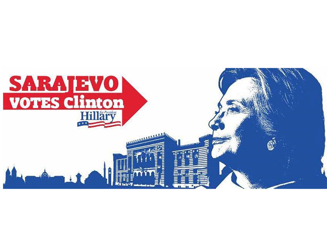 Sarajevo: Podrška Hilari Klinton - Foto: klix.ba