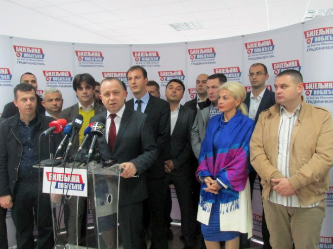 Stranke Koalicije "Bijeljina pobjeđuje" - Foto: SRNA