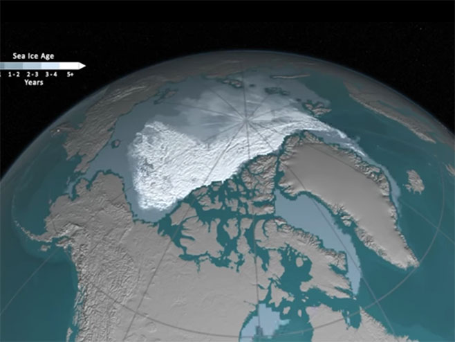 Animacija topljenja Artika - Foto: Screenshot/YouTube