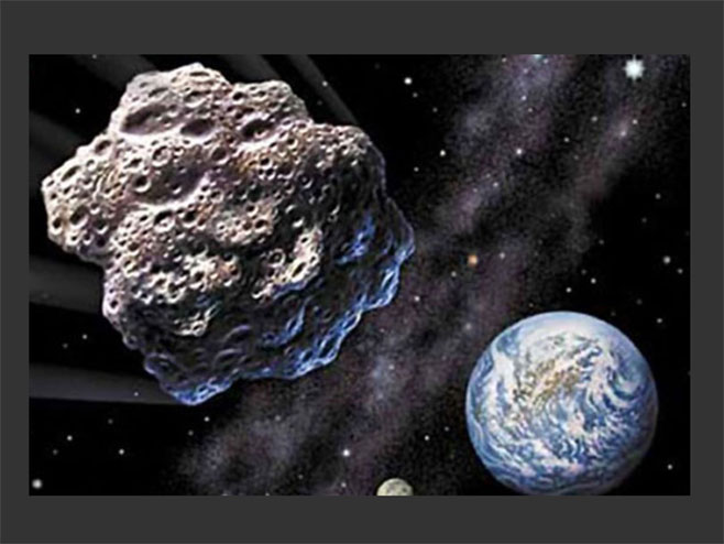 Sudar asteroida sa Zemljom - Foto: Novosti.rs