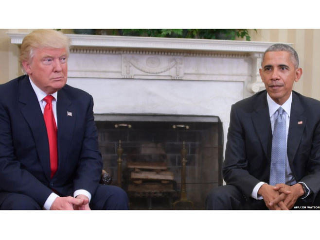 Donald Tramp i Barak Obama (Foto:bbc/twitter) - 