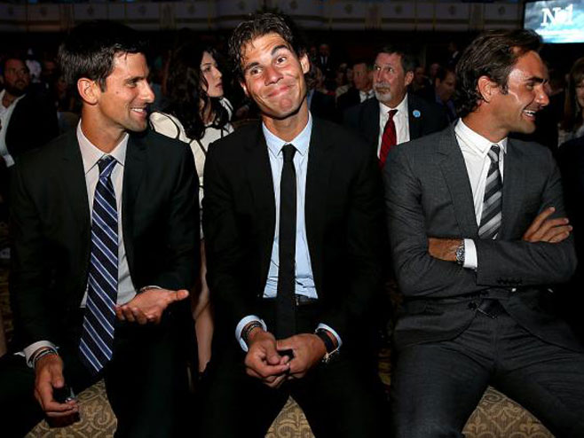 Novak, Nadal i Federer - Foto: Getty Images