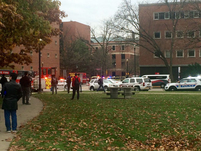 Ohajo - Pucnjava na univerzitetu (foto: @TheLantern ) - Foto: AP