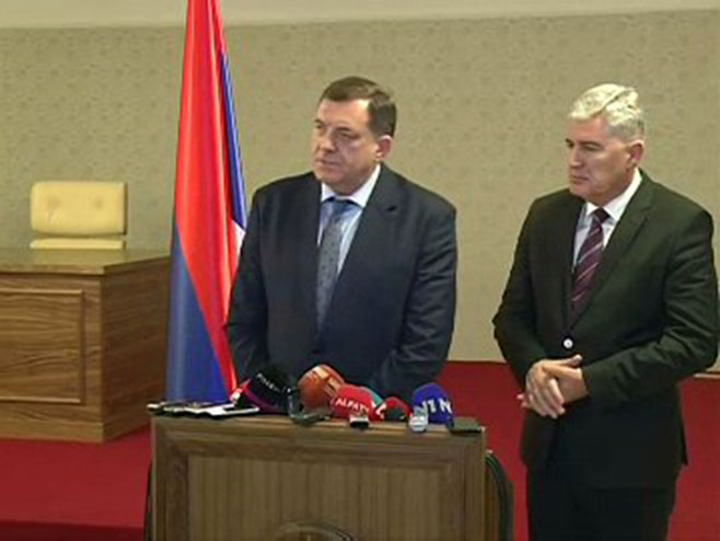 Dodik - Čović - Foto: RTRS