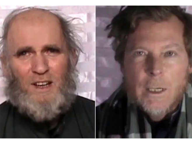 Talibani objavili snimak sa otetim državljanima Amerike i Australije - Foto: Screenshot/YouTube